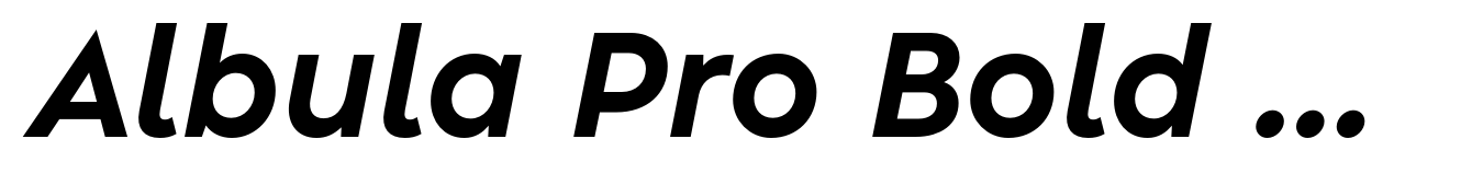 Albula Pro Bold Oblique